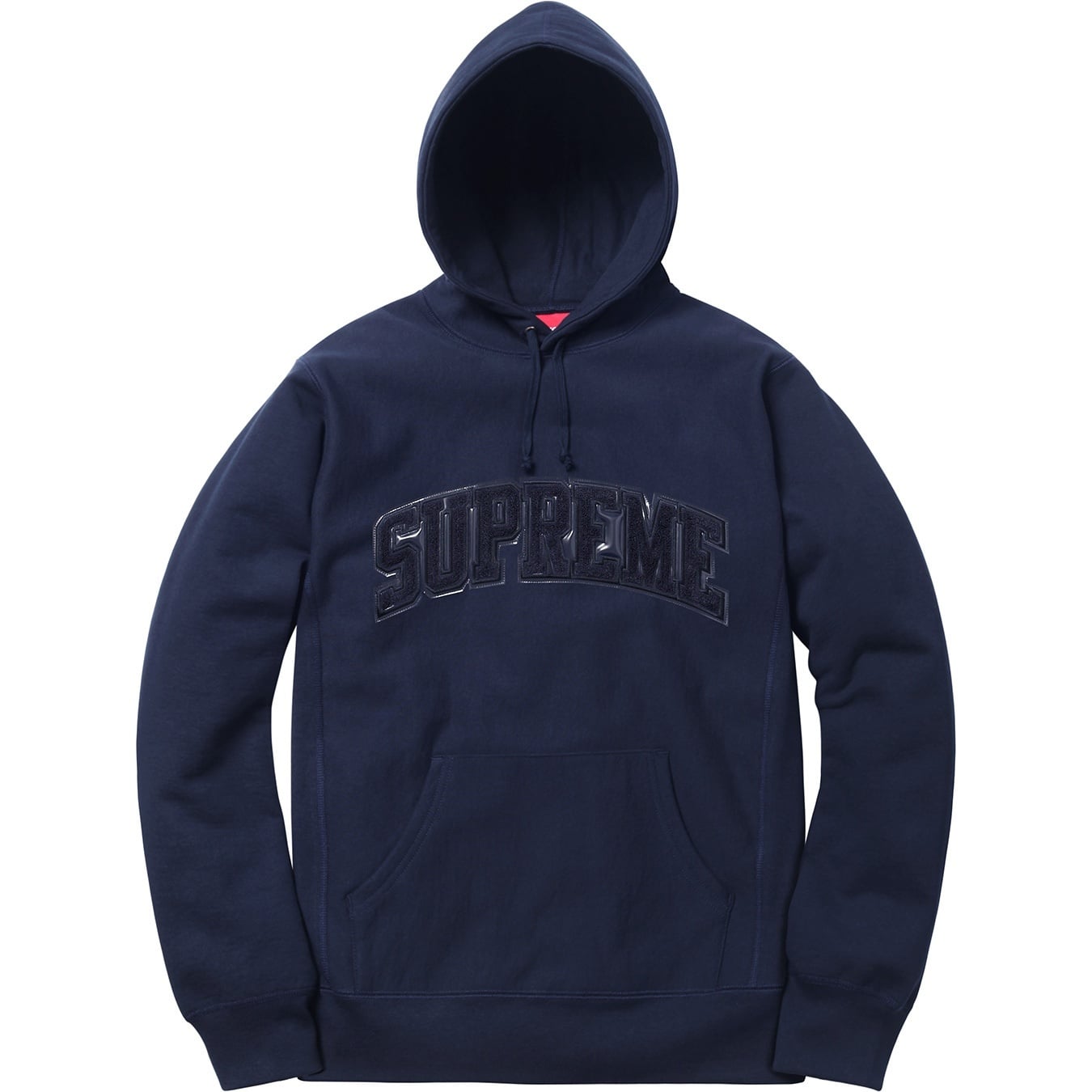 Patent/Chenille Arc Logo Hooded Sweatshirt view 10